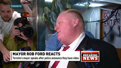 toronto mayor rob ford speaks in wake of news that police have video youtube