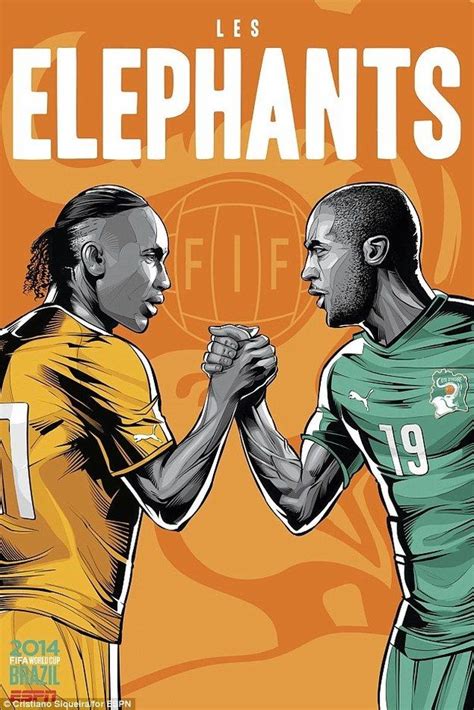 6 ivory coast community post an artist created 32 incredible posters for each team in the