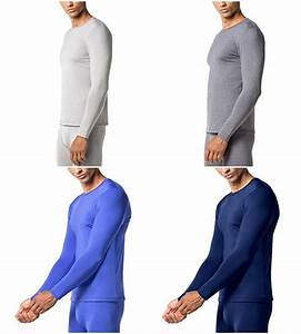 Lapasa Men Thermal Tops Fleece Lined Base Layer Long Sleeve Shirts Size