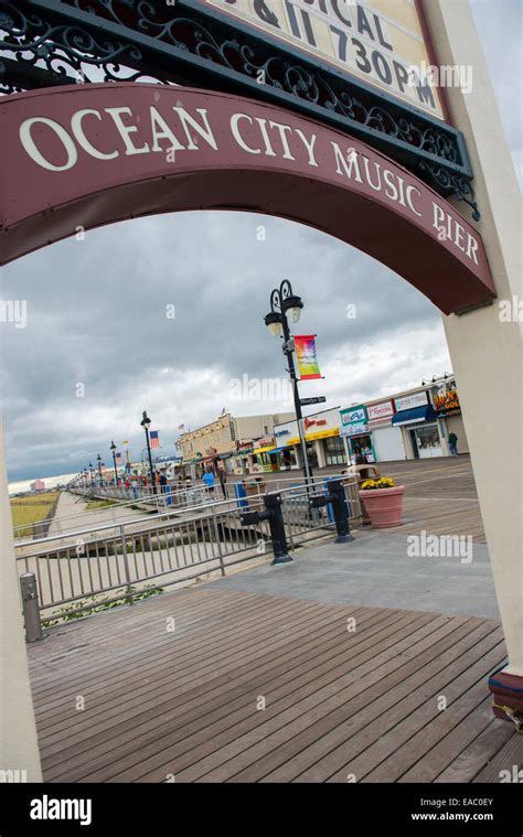 Ocean City Music Pier New Jersey Usa Stock Photo Alamy