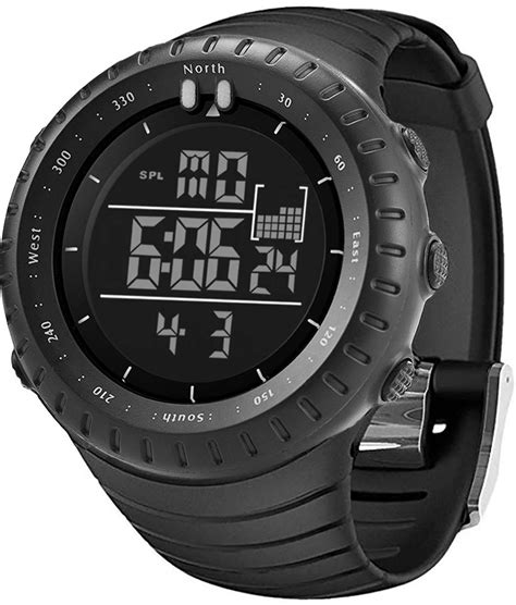 Mens Watches Digital Sports Waterproof Tactical Watch With Led