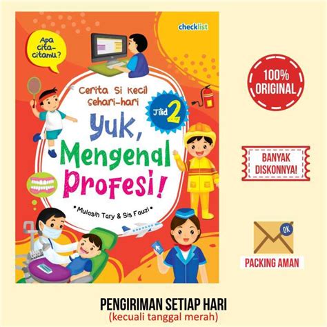 Promo Buku Cerita Anak Bergambar Yuk Mengenal Profesi Jilid 2 Full