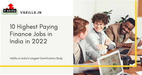10 Highest Paying Finance Jobs In India In 2022 Vskills Blog