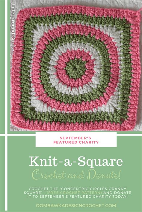 Septembers Featured Charity Knit A Square Oombawka