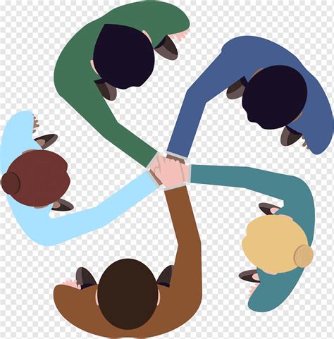 Working Together As A Team Clipart Logo