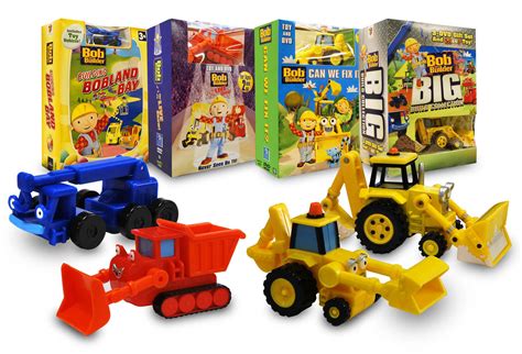 Bob The Builder Construction Set With Toy Boxset On Dvd Movie
