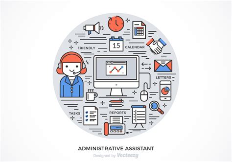 Free Administrative Assistant Vector Design Download Free Vector Art