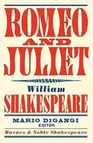 Romeo And Juliet Barnes And Noble Shakespeare Paperback Good 9781411400368 Ebay
