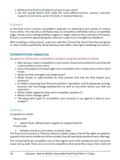 Below, you’ll find a week of meal planning for inspiration to start your new ketogenic diet. 9+ Food Truck Business Plan Examples - PDF | Examples