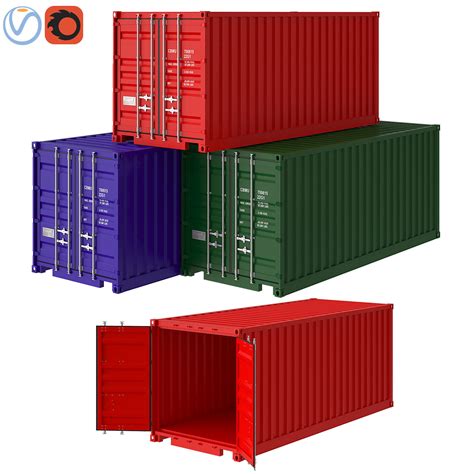 Shipping Container 3d Model Cgtrader