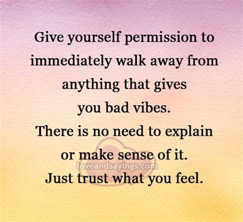 Give Yourself Permission And Trust What You Feel