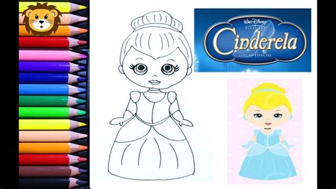 Como Dibujar Cenicienta Kawaii Disney Dibujos Para Niños Draw