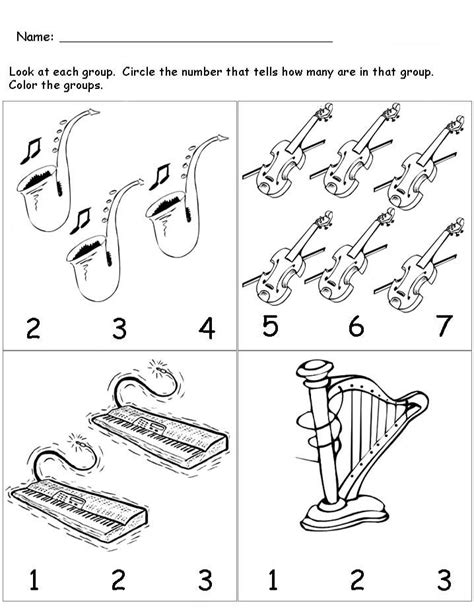Grade 1 Traditional Music Worksheet