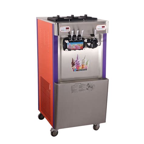 Commercial Portable Soft Serve Frozen Yogurt Ice Cream Maker Machine