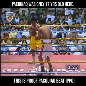 Manny Pacquiao Vs Ippo Gala July 27 1996 Manny Pacquiao Vs Ippo