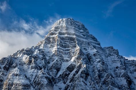 Mount Chephren In Winter Mark Unrau Photography