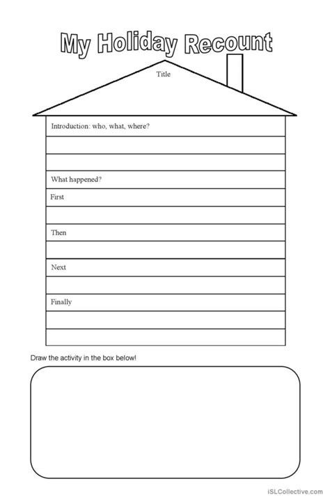 Recount Writing Frame