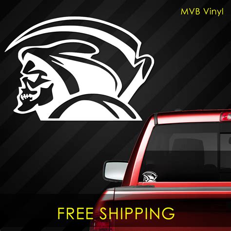 Grim Reaper Vinyl Decal Car Truck Sticker Skull Skeleton Graphics