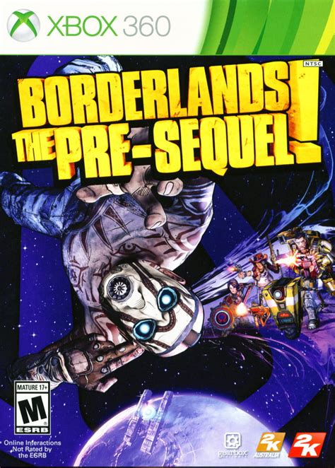 Borderlands The Pre Sequel 2014 Xbox 360 Box Cover Art