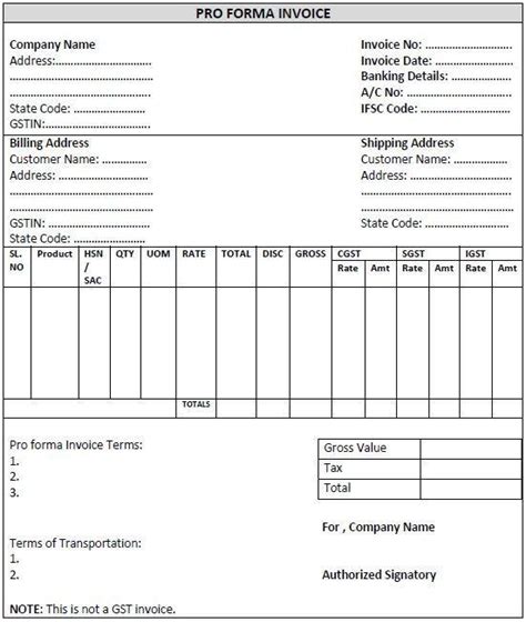 We've updated our privacy policy to reflect our commitment to ensuring the security of your data. Pro Forma Invoice Under GST - Meaning, Template & When it ...