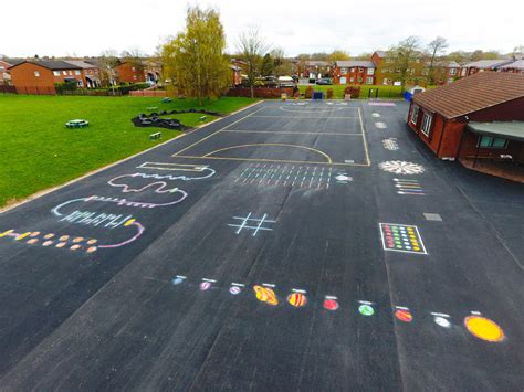 Playground Markings In Staffordshire Thermoplastic Marking