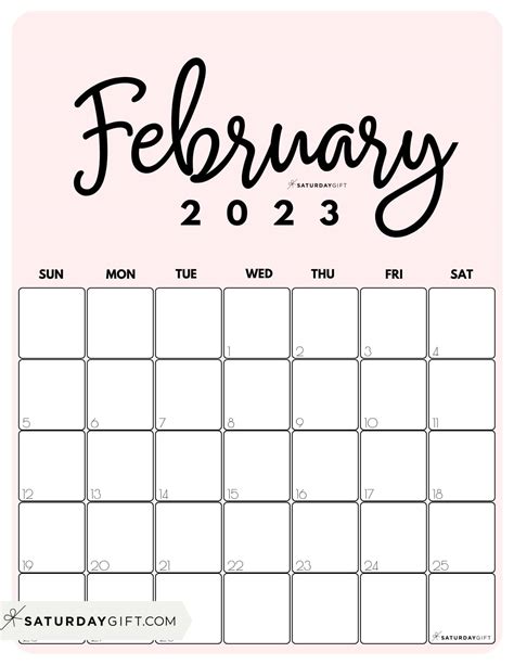 Cute Free Printable Calendar 2023 Printable Calendar 2023