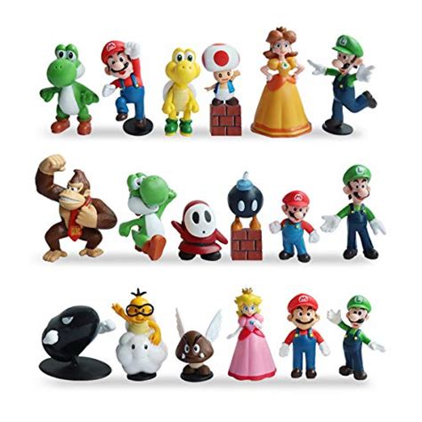 Buy Hxdzfx 20 Pcs Super Mario Action Figuressuper Mario Bros Figurines