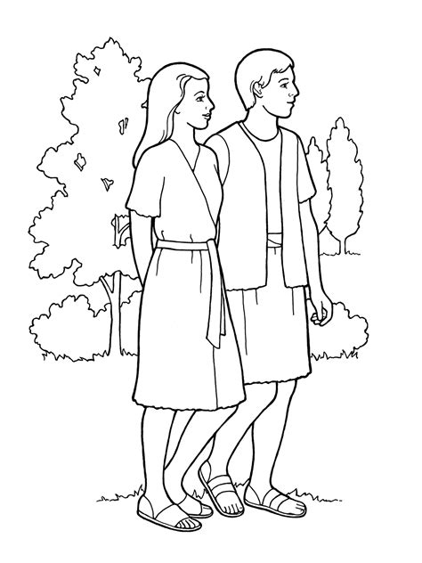 Hudyarchuleta Adam And Eve Coloring Pages Lds