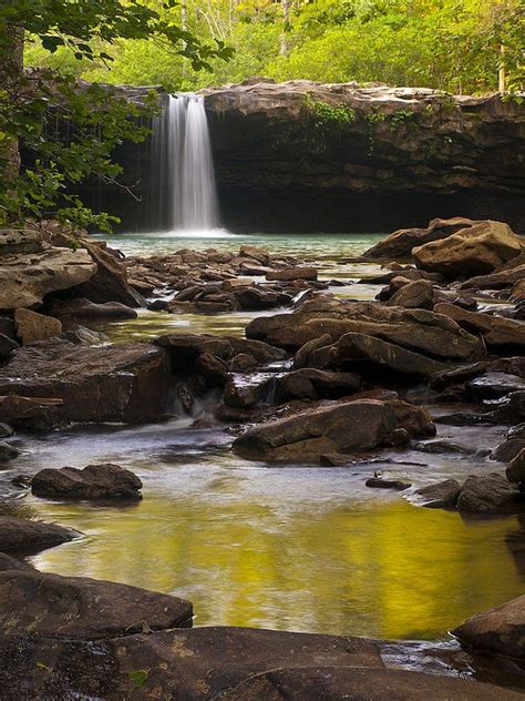Falling Water Falls In The Ozark National Forest Of Northern Arkansas