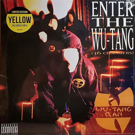 enter the wu tang 36 chambers yellow vinyl wu tang clan lp music mania records ghent