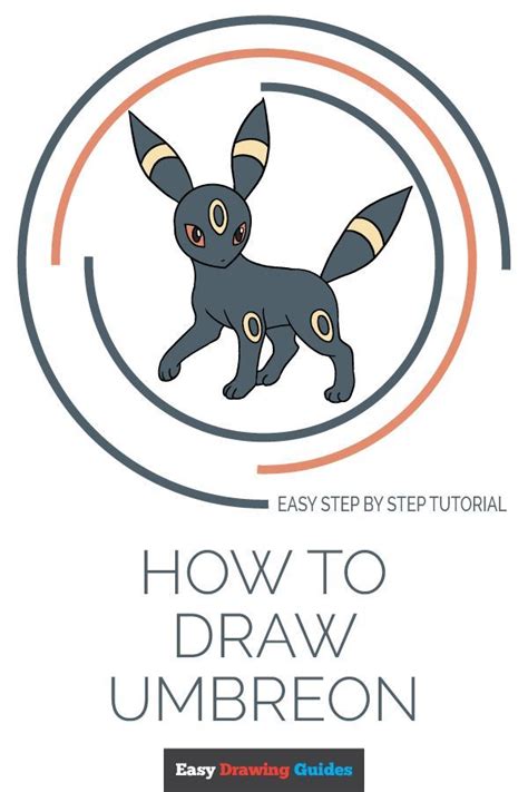 How To Draw Umbreon From Pokémon Really Easy Drawing Tutorial