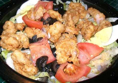 Shrimp creole is a classic seafood dish with origins from south louisiana, which has an abundance of gulf shrimp. Cajun Delights: Creole Fried Shrimp Salad w/ Jalapeno ...