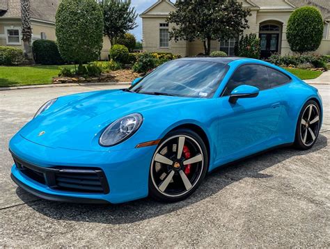 2020 Porsche 992 Carrera S Coupe Miami Blue Pcarmarket