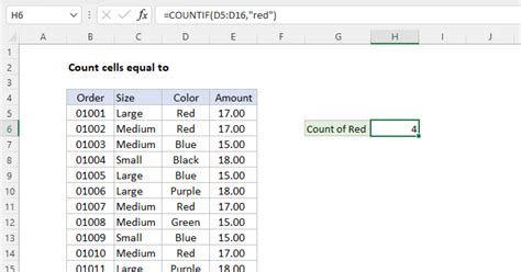 Count Cells Equal To Excel Formula Exceljet
