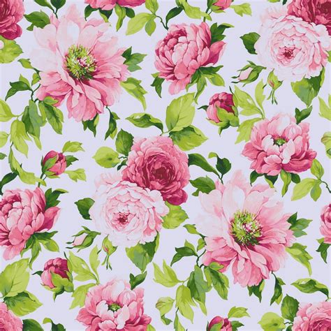 Waverly Inspirations 100 Cotton Duck 45 Width Large Floral Pink Color