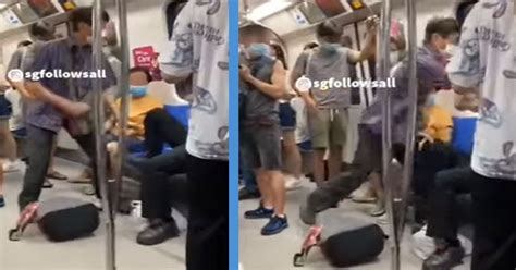 man beat up elderly in mrt train over loud headphone music nanafeed