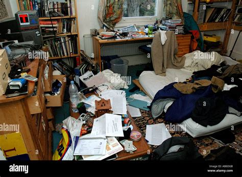Extremely Messy Room Of A Teenage Stock Photo Alamy