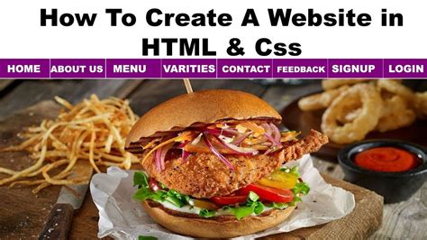 10 Website Making Tutorial How To Create Website Using Html And Css