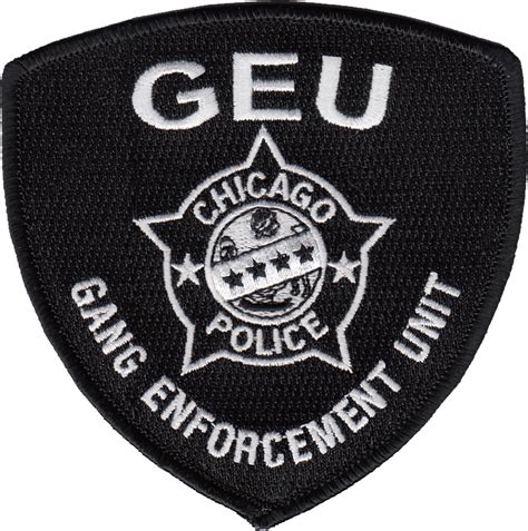 Chicago Police Shoulder Patch Gang Enforcement Unit Geu Chicago
