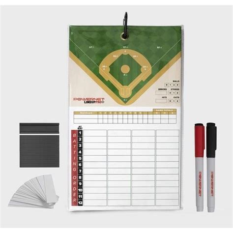 Powernet Magnetic Baseball Lineup Board 1170 Baseball Equipment And Gear