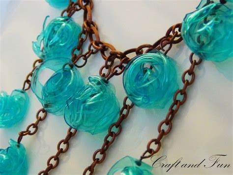Tutorial Necklace Made With Recycled Plastic Bottle Recyclart
