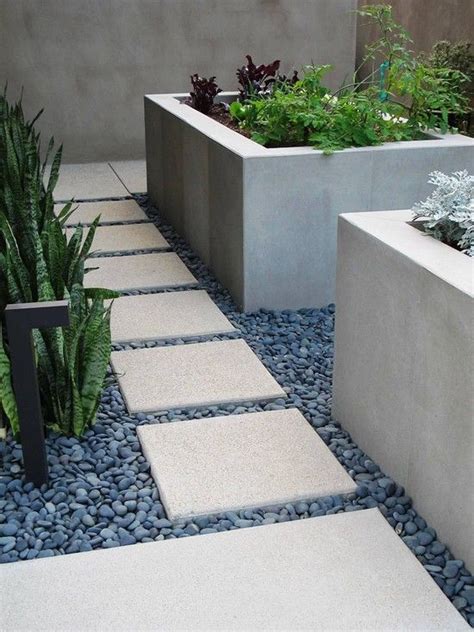 Large format pavers could be the most modern way to update a tired walkway. square paver walkway not even - Google Search | Modern ...