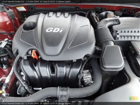 24 Liter Dohc 16 Valve D Cvvt 4 Cylinder 2013 Hyundai Sonata Engine