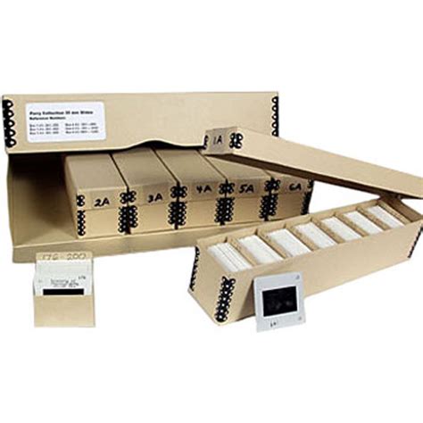 Archival Methods 07062 35mm Slide Storage System Tan 07 062