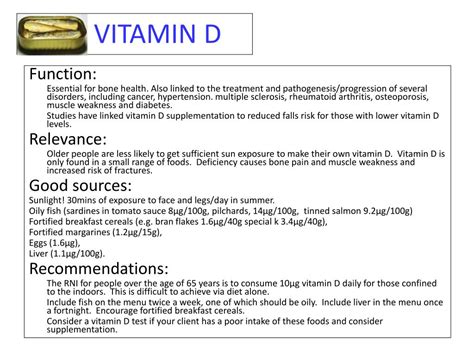 Ppt Vitamin D Powerpoint Presentation Free Download Id1444215