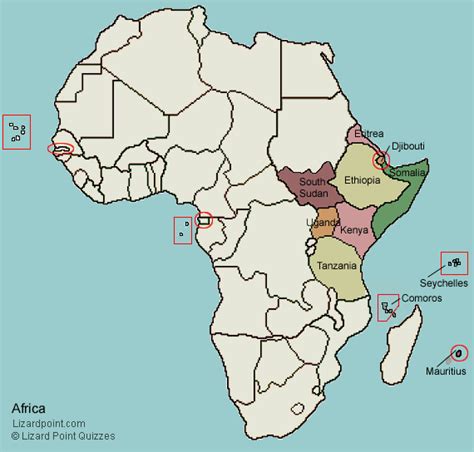 Map Eastern Africa Map Of Africa