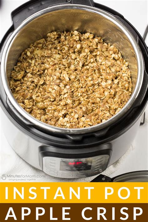 In a large bowl, combine the old fashioned oats, flour, brown sugar, salt and melted butter. Instant Pot Apple Crisp | Recipe in 2020 (With images ...