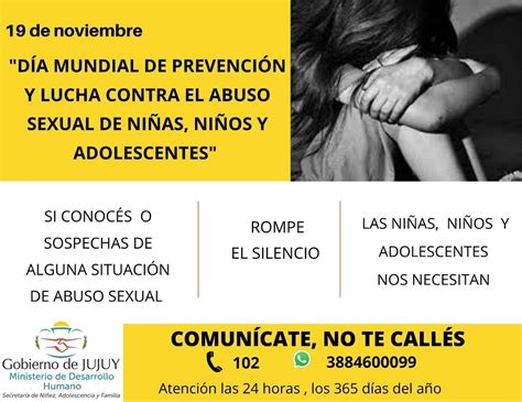 19 de Noviembre Día Mundial de Prevención y Lucha contra el Abuso