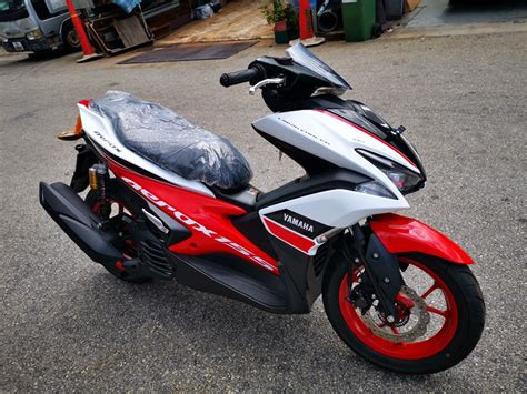 Ya, itu manufacturing di vietnam, sedang yang di indonesia berbeda, sambungnya. 2019 WHITE/RED Yamaha Aerox 155 VVA key, Motorcycles ...