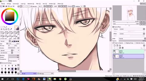 Anime boy speedpaint - YouTube